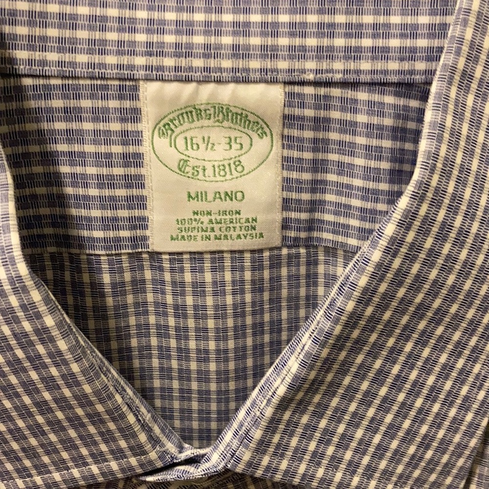Brooks brothers 16.5 35 Milano